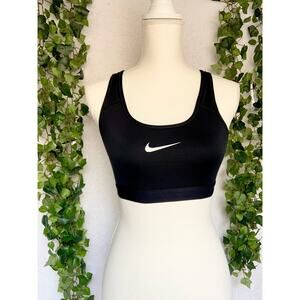 Nike Dri - Fit Black Active Wear Racer Back Sports Bra Women's Size XS